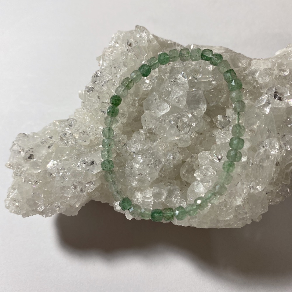 BKL高冰透印度鑽石魚眼石晶簇-細節圖10