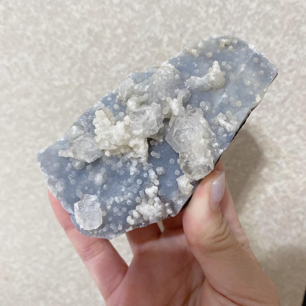 BKL印度鑽石魚眼石·藍底砂糖森林-細節圖2