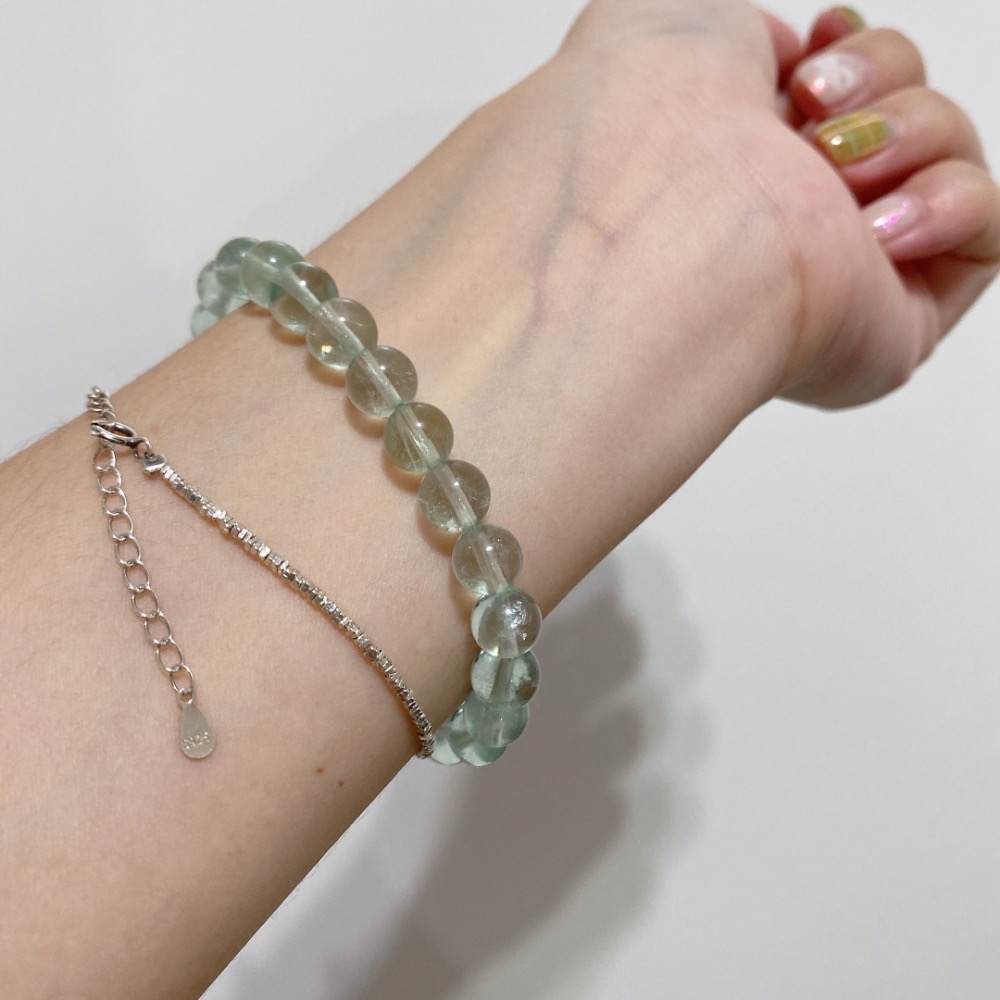 BKL糖果綠螢石、原礦隋形拋光切面-細節圖8