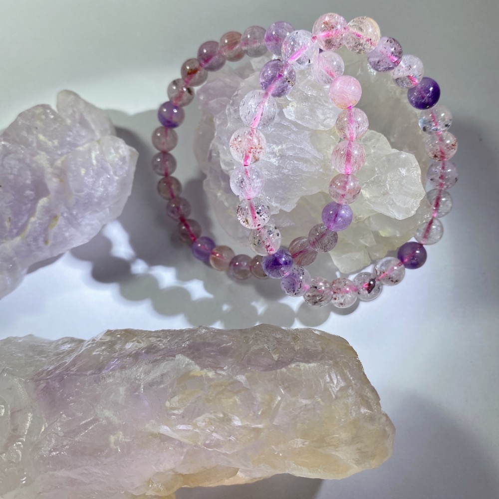 BKL馬達加斯加天然粉紫涅槃水晶-細節圖2