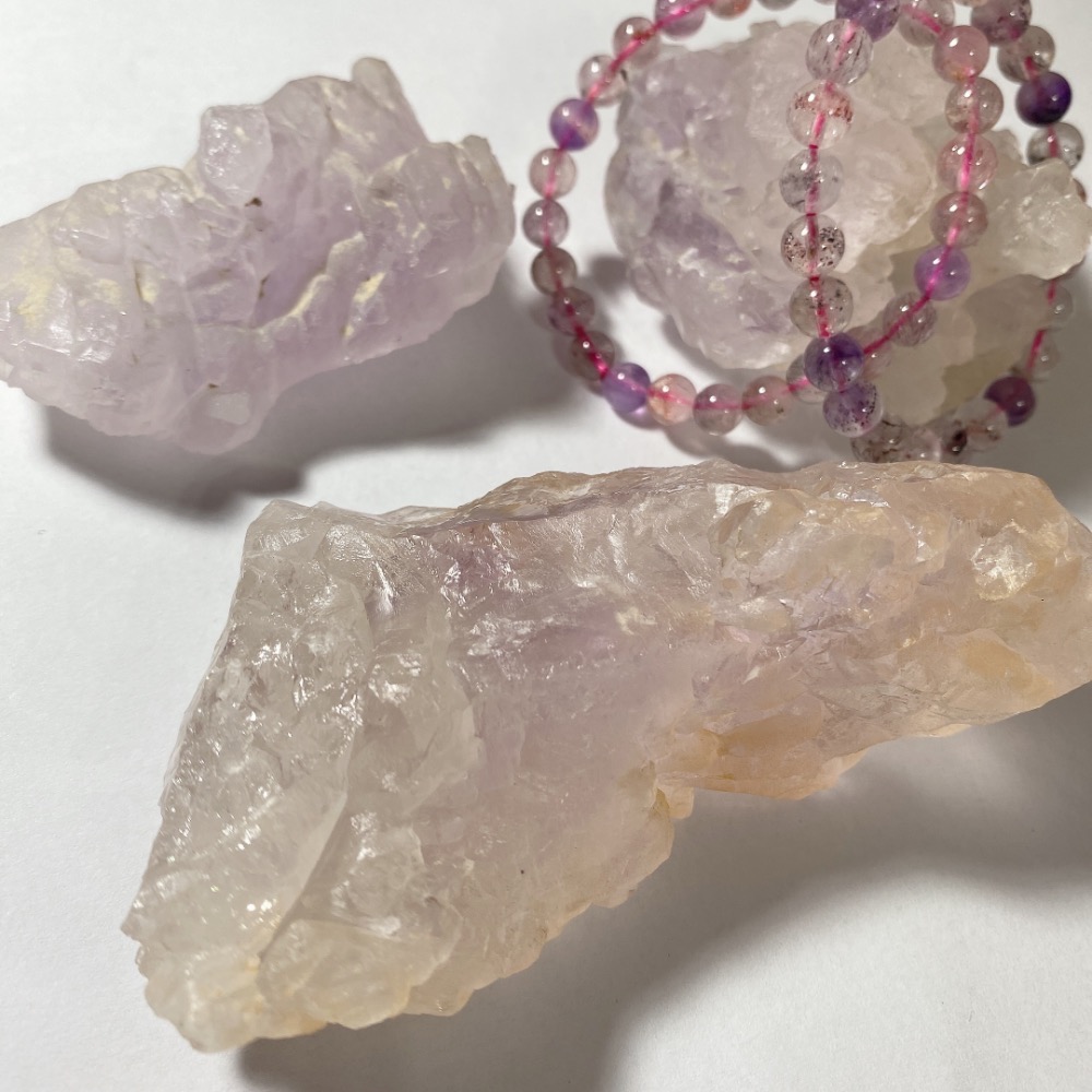 BKL馬達加斯加天然粉紫涅槃水晶-細節圖3