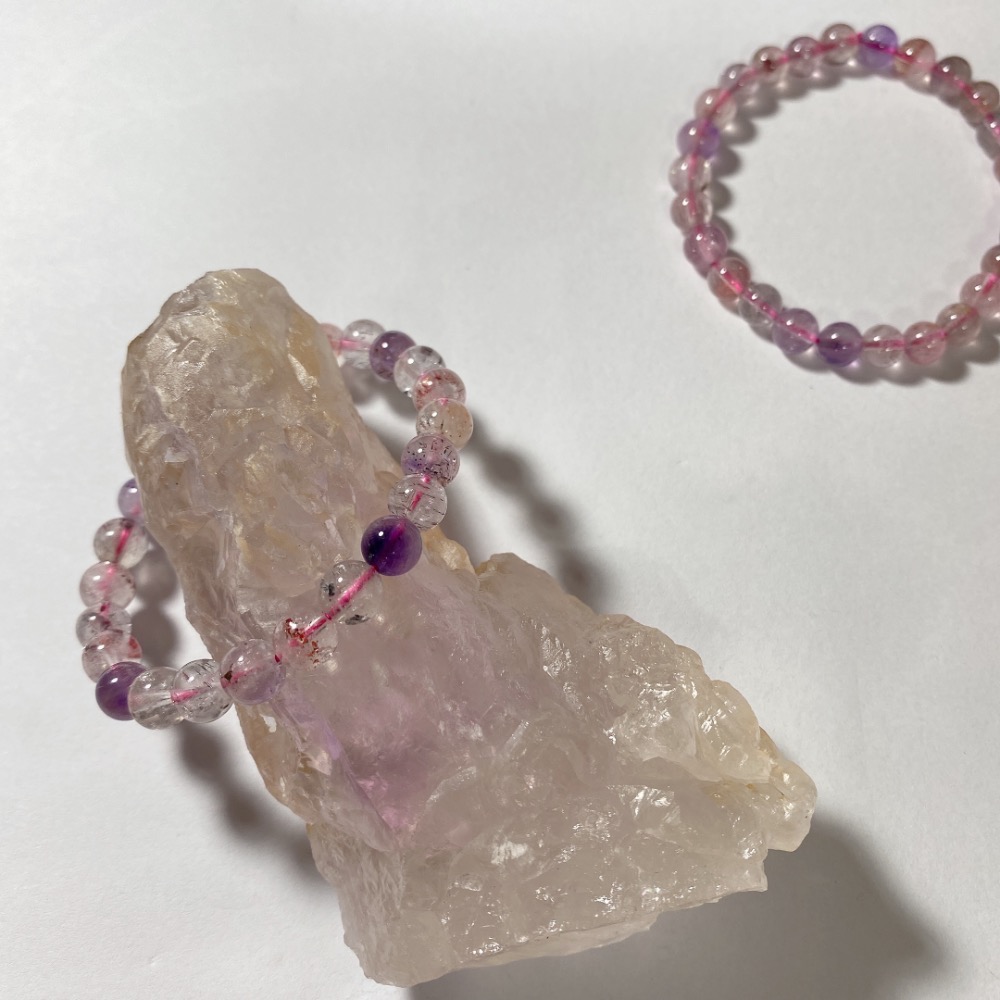 BKL馬達加斯加天然粉紫涅槃水晶-細節圖5