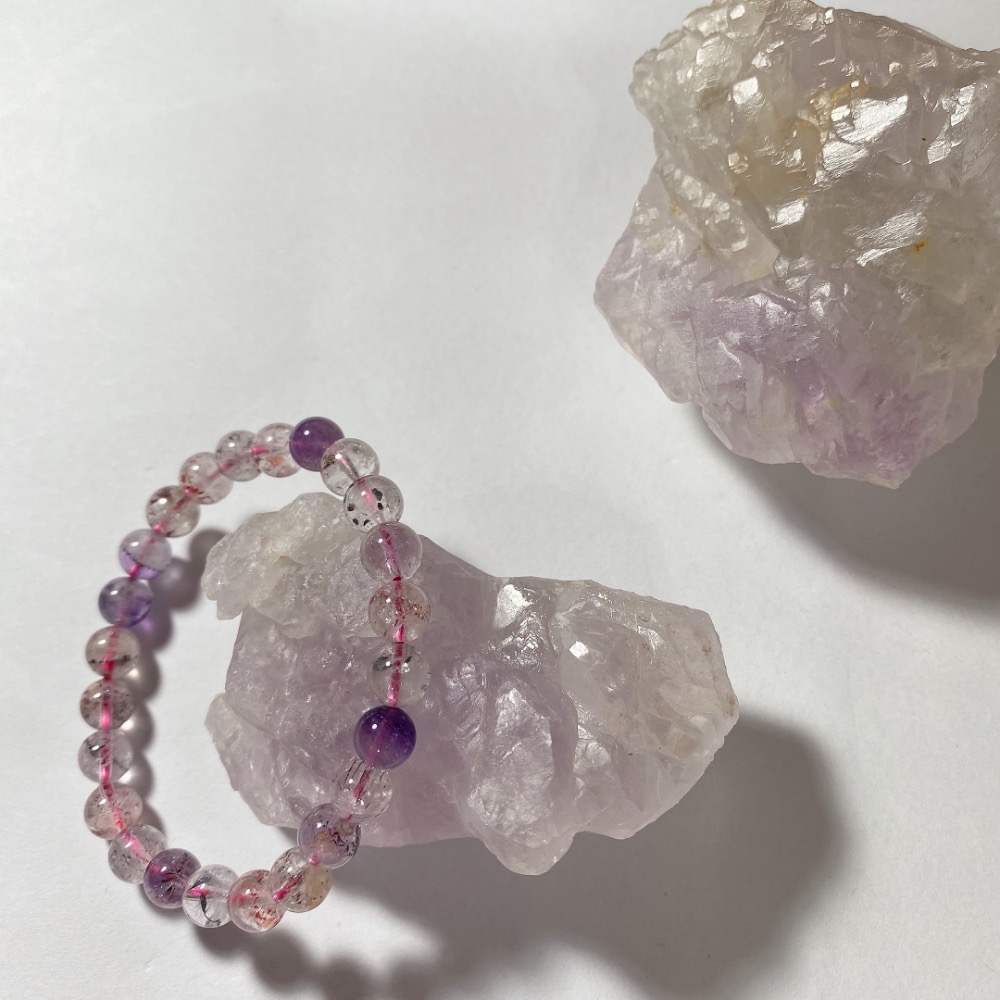 BKL馬達加斯加天然粉紫涅槃水晶-細節圖6