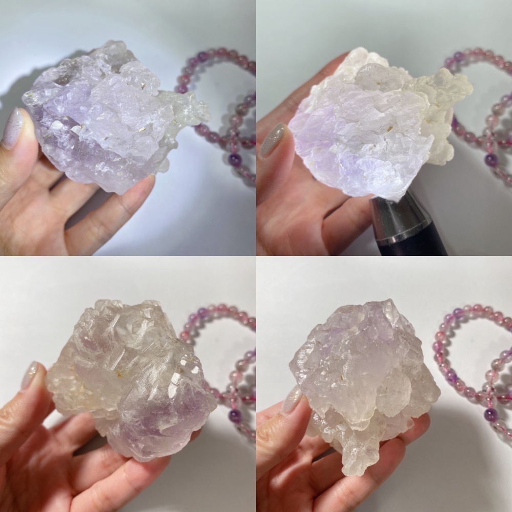 BKL馬達加斯加天然粉紫涅槃水晶-規格圖9