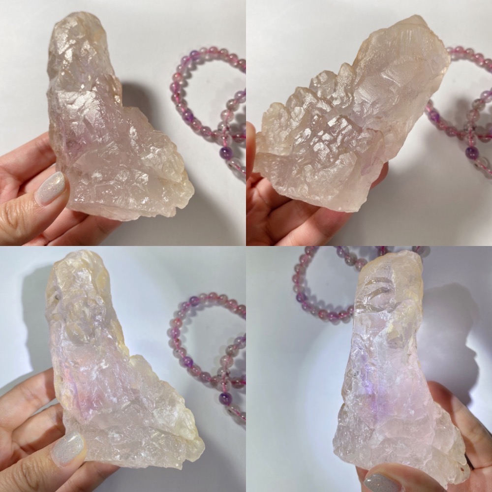 BKL馬達加斯加天然粉紫涅槃水晶-規格圖9