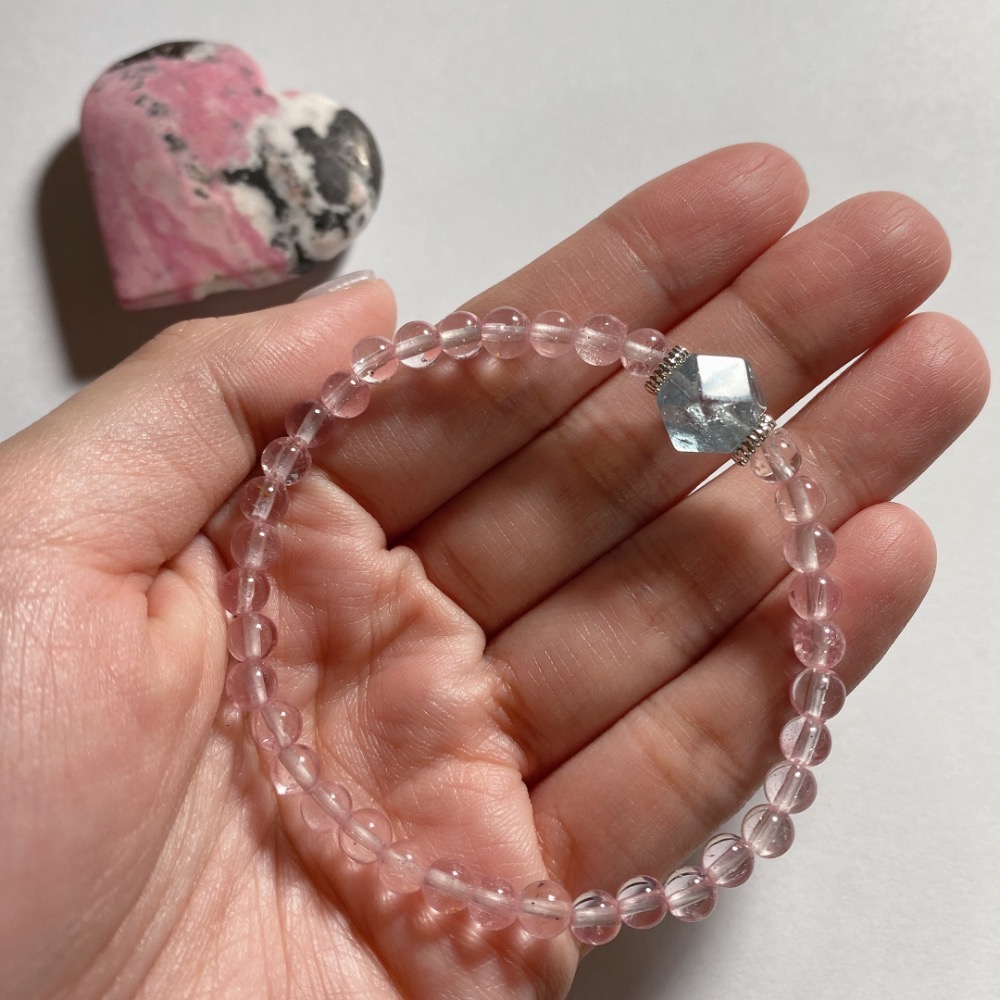 BKL藍托帕石唐八菱x粉托帕石｜設計款-細節圖7