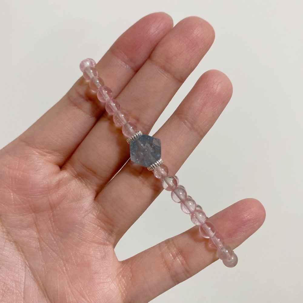 BKL藍托帕石唐八菱x粉托帕石｜設計款-細節圖8