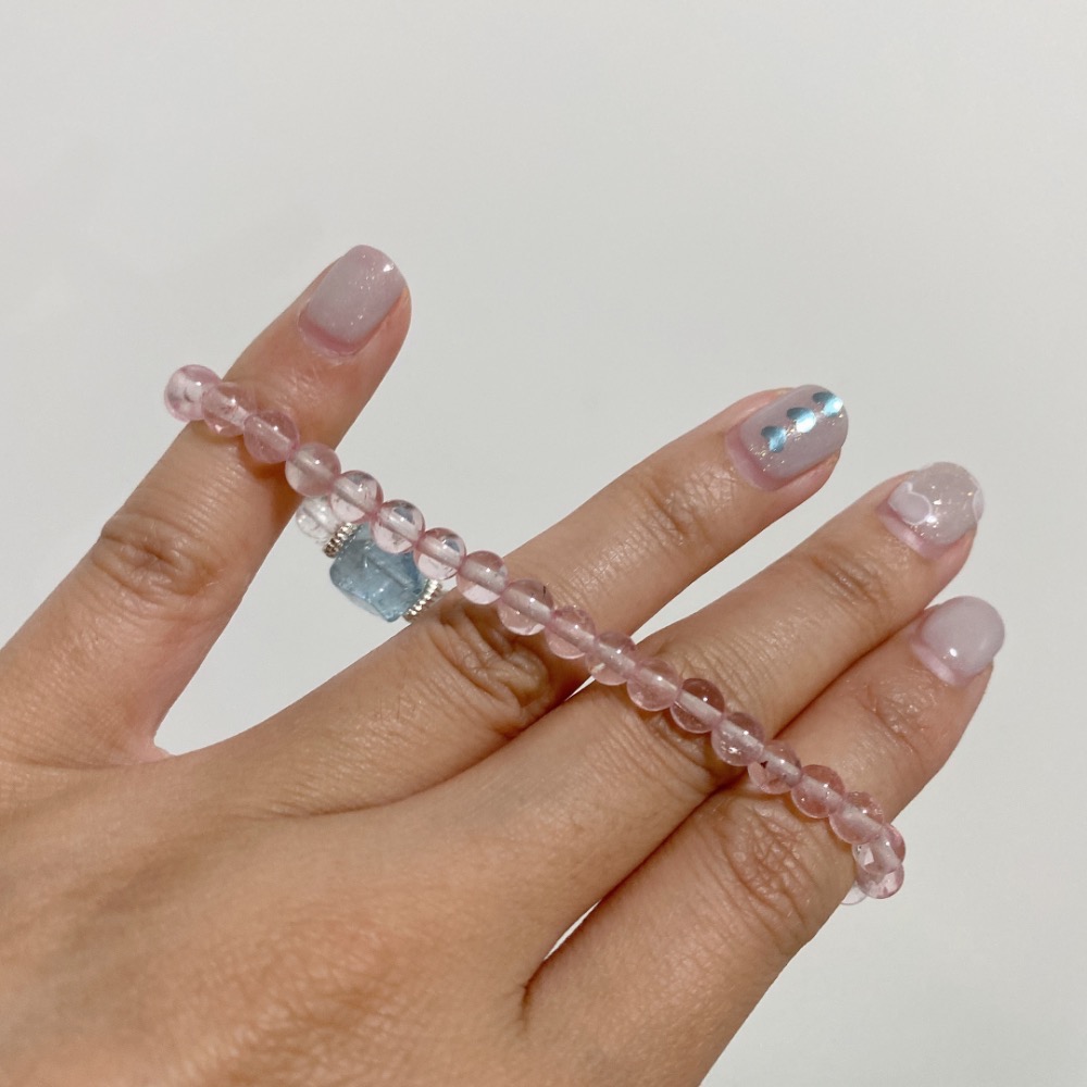 BKL藍托帕石唐八菱x粉托帕石｜設計款-細節圖9