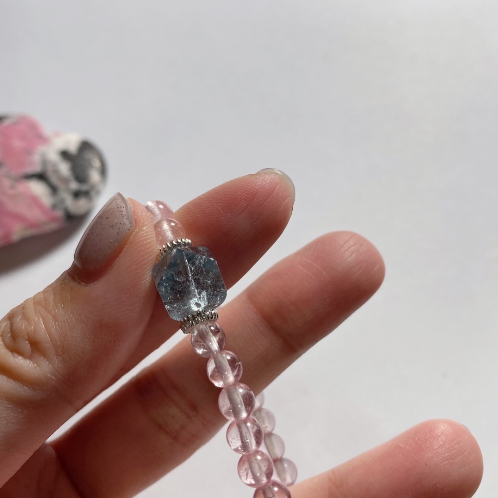 BKL藍托帕石唐八菱x粉托帕石｜設計款-細節圖10