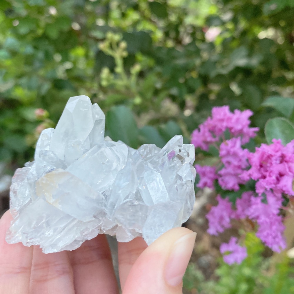 BKL四川白水晶簇·底岩共生葡萄石-細節圖2