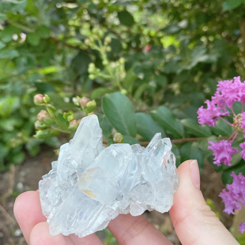 BKL四川白水晶簇·底岩共生葡萄石-細節圖4