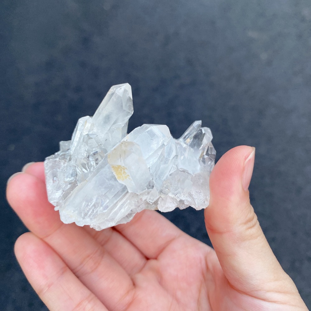 BKL四川白水晶簇·底岩共生葡萄石-細節圖8