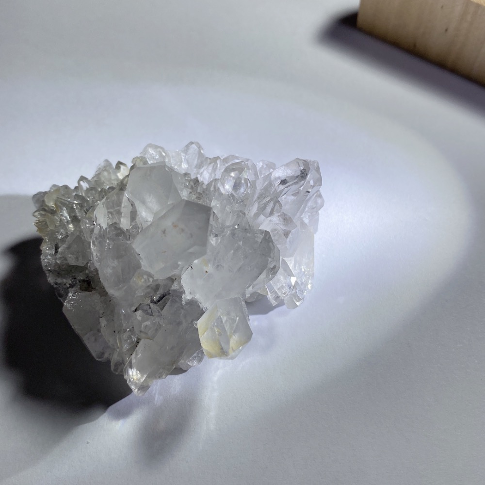 BKL四川白水晶簇·底岩共生葡萄石-細節圖10