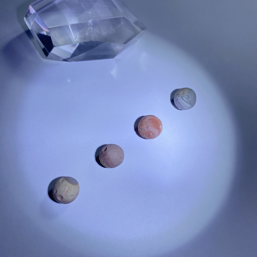 BKL天然阿拉善瑪瑙雕刻｜直通孔 *08/21更新-細節圖2