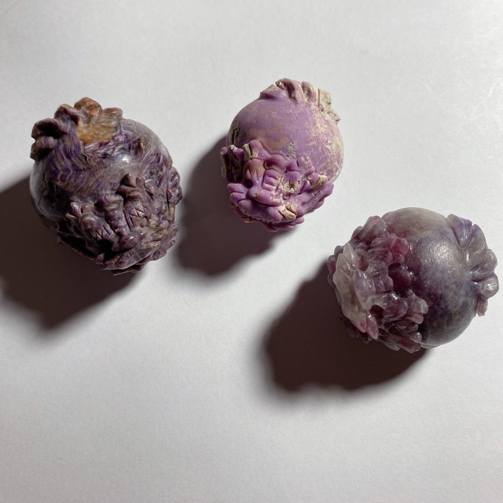 BKL紫龍晶x紫雲母x紫粉碧璽龍龜雕刻-細節圖10