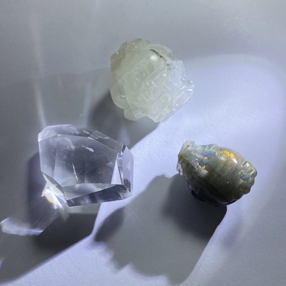 BKL藍月光石x拉長石貔貅雕刻-細節圖3