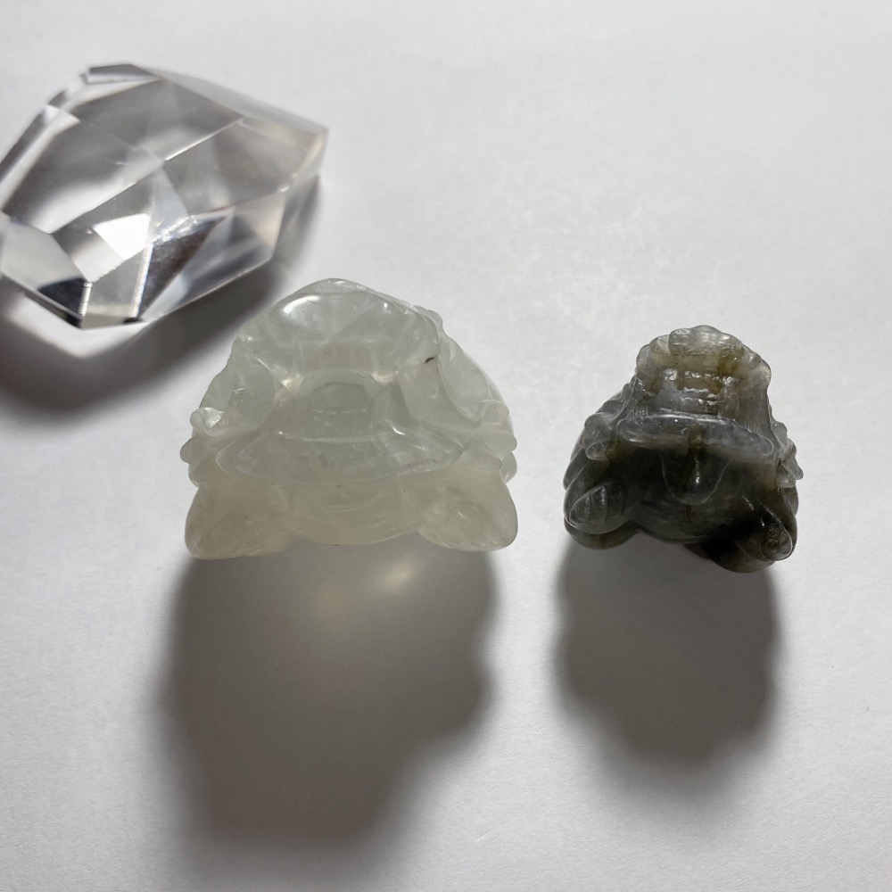 BKL藍月光石x拉長石貔貅雕刻-細節圖4