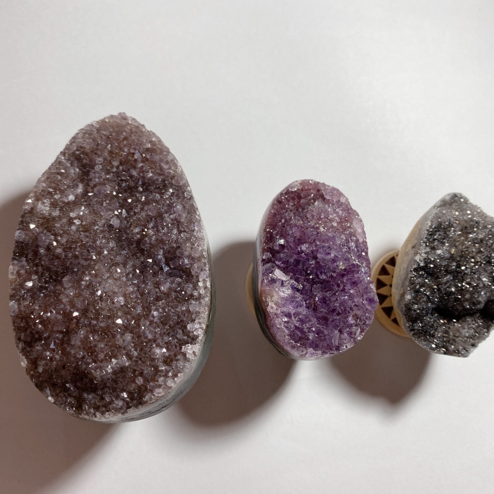 BKL烏拉圭彩紫晶簇恐龍蛋-細節圖2