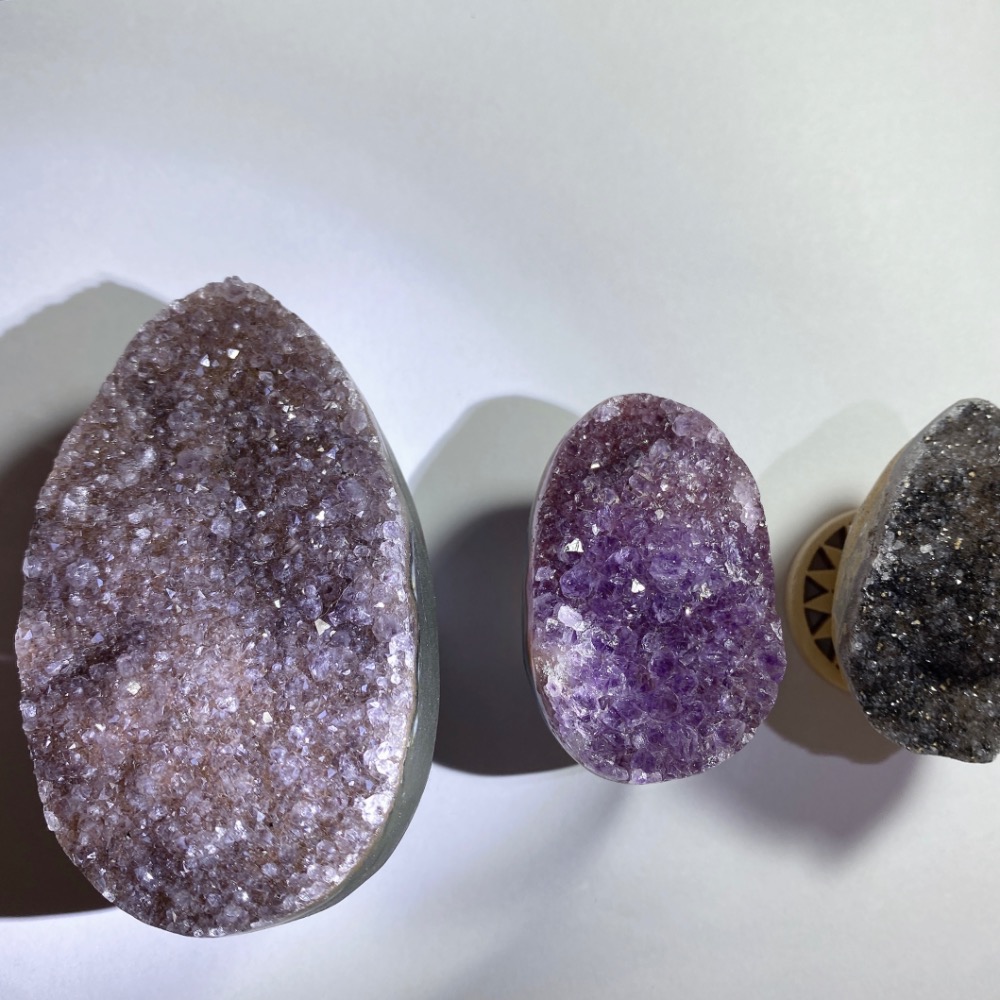 BKL烏拉圭彩紫晶簇恐龍蛋-細節圖5