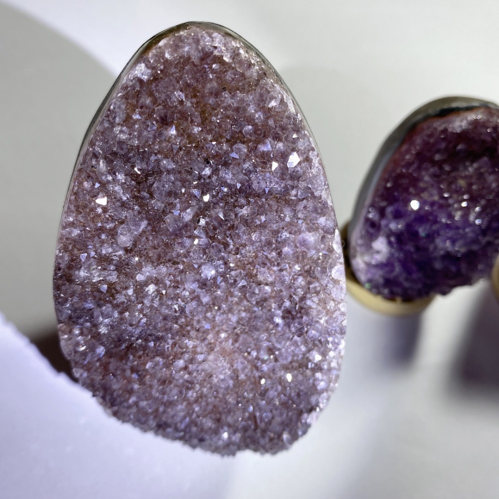 BKL烏拉圭彩紫晶簇恐龍蛋-細節圖7