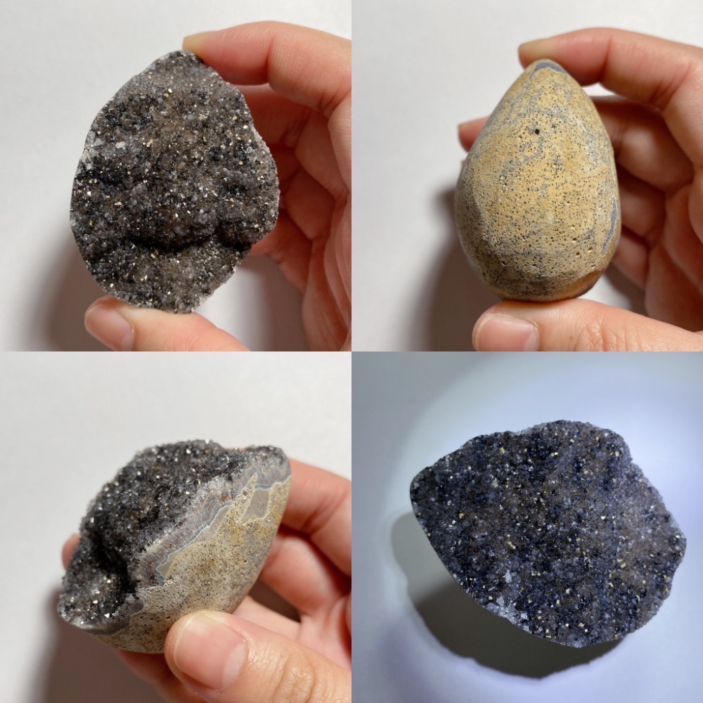 BKL烏拉圭彩紫晶簇恐龍蛋-規格圖11