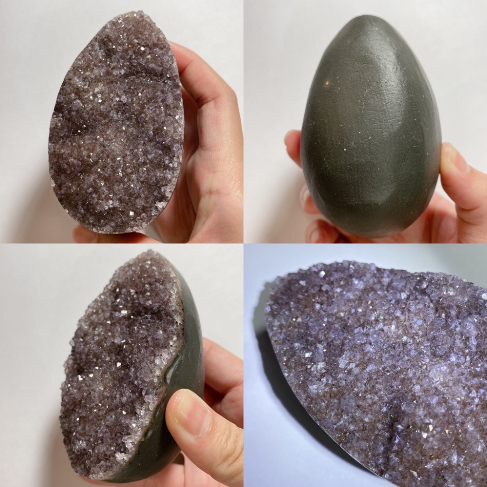 BKL烏拉圭彩紫晶簇恐龍蛋-規格圖11