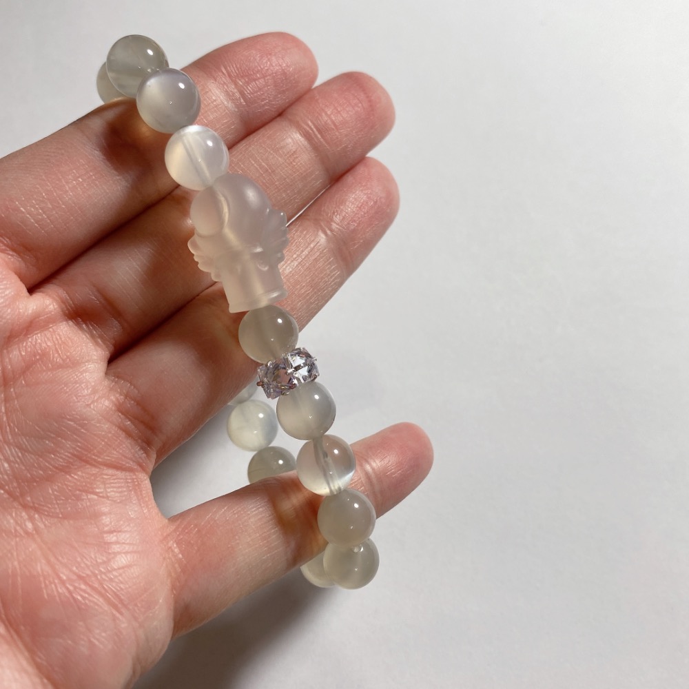 BKL銀月光石x白水晶x荔枝凍｜設計款-細節圖4