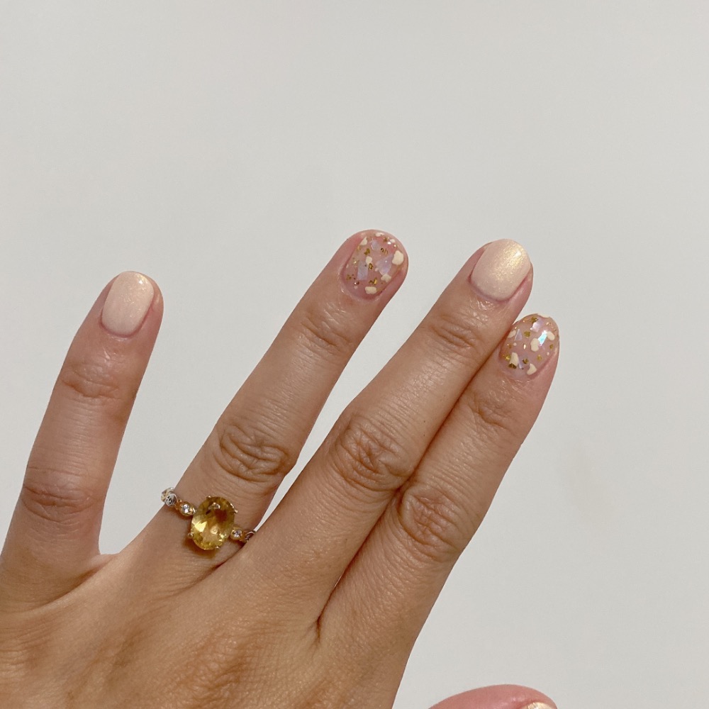 BKL巴西黃水晶鑽切爪鑲戒指-細節圖10