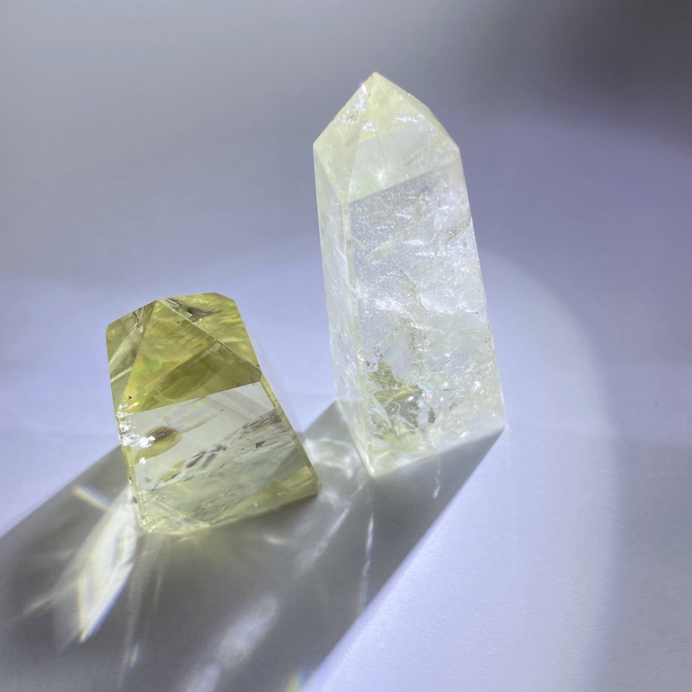 BKL天然彩虹檸檬黃水晶｜能量柱-細節圖3