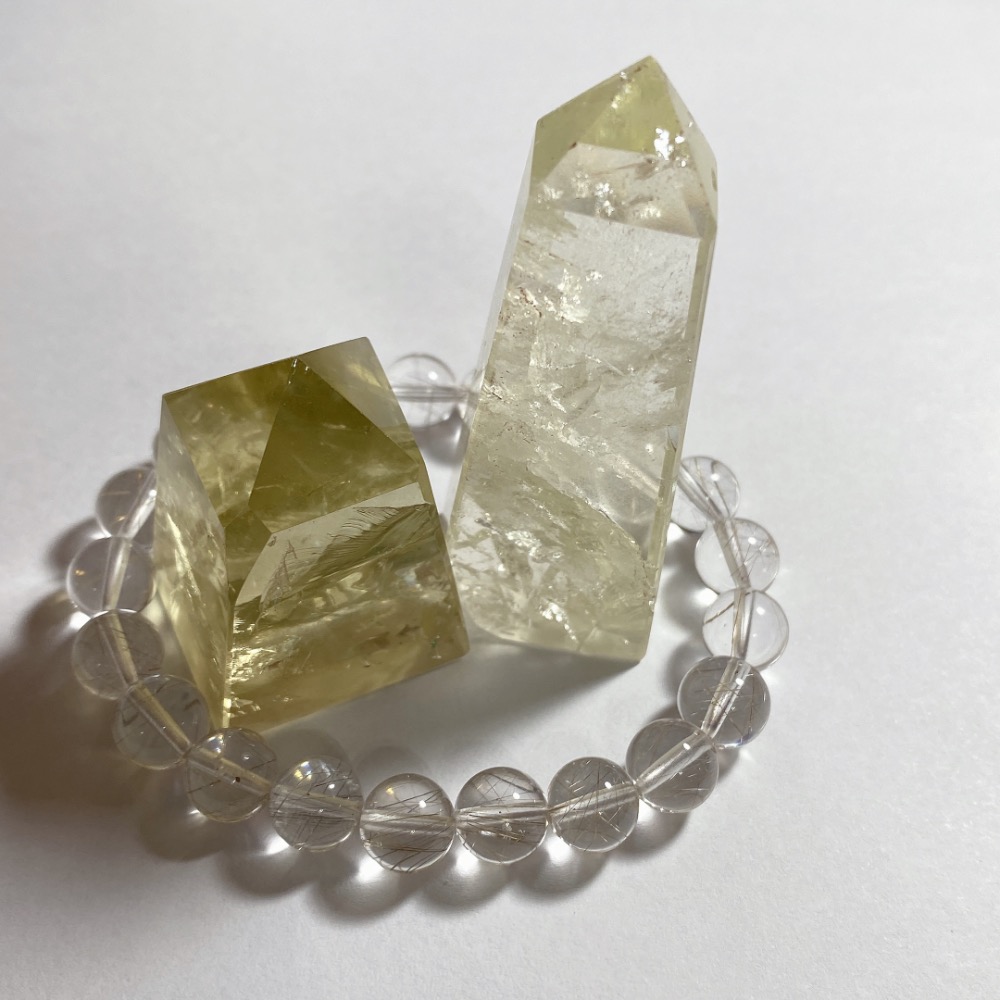 BKL天然彩虹檸檬黃水晶｜能量柱-細節圖7