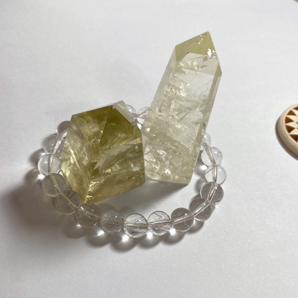 BKL天然彩虹檸檬黃水晶｜能量柱-細節圖8