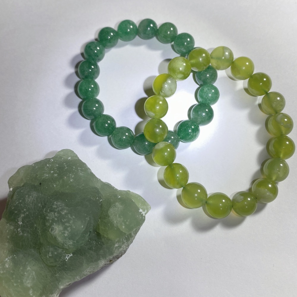 BKL葡萄石·綠草莓晶·岫玉-細節圖2