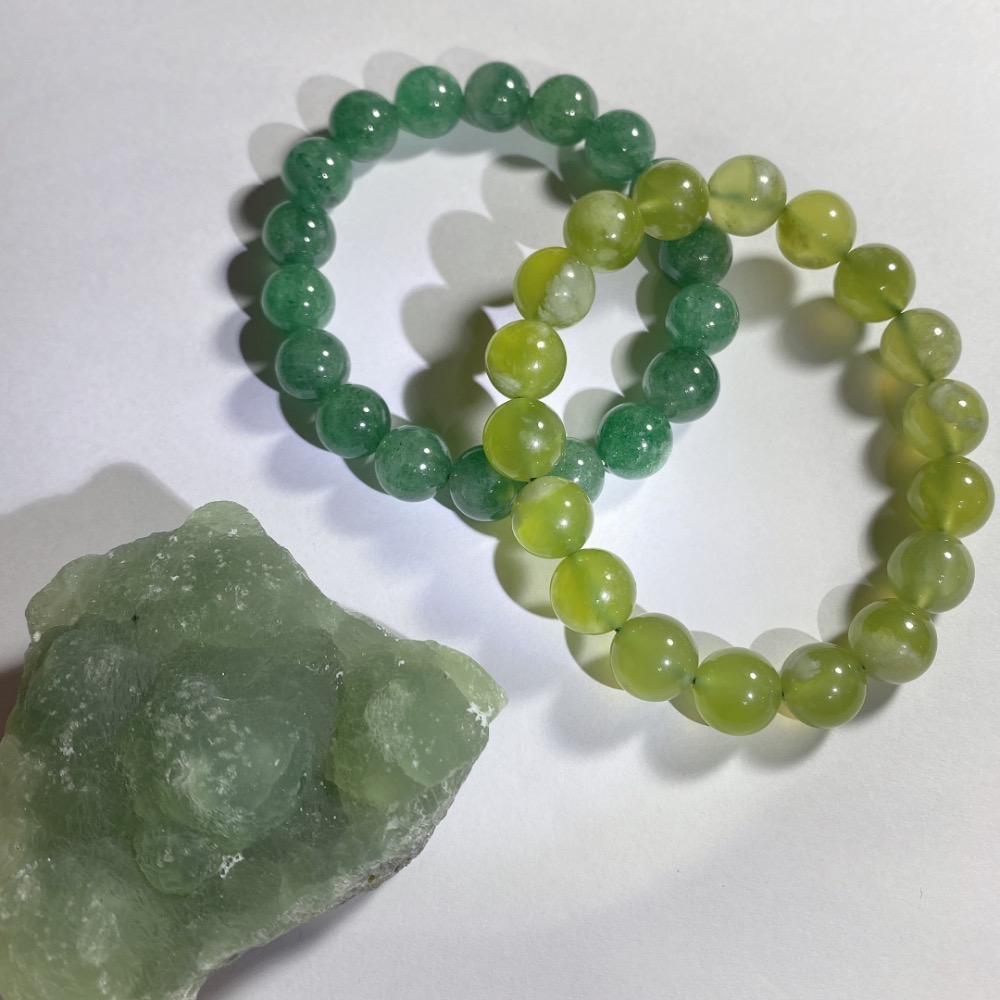 BKL葡萄石·綠草莓晶·岫玉-細節圖3