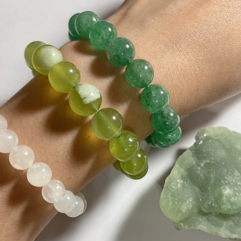 BKL葡萄石·綠草莓晶·岫玉-細節圖9