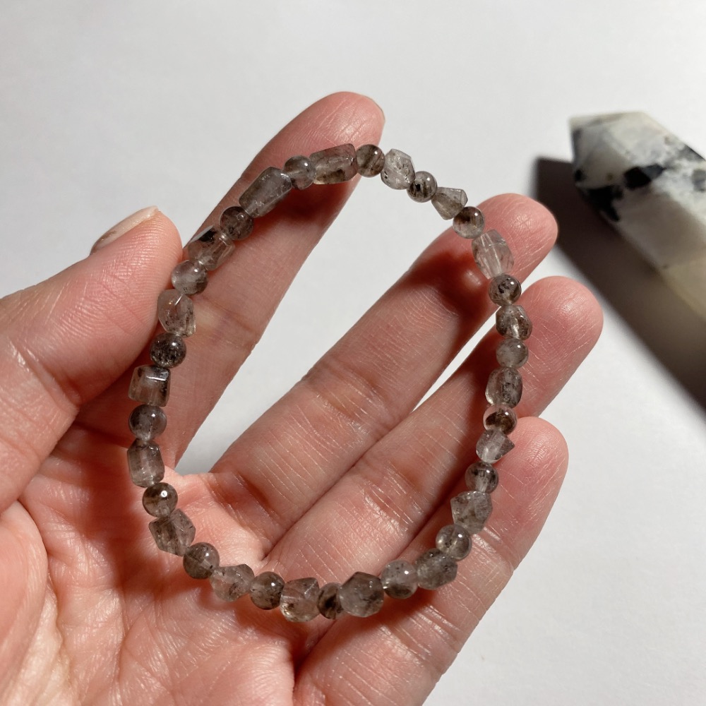 BKL銀鈦閃靈鑽切面手串-細節圖3