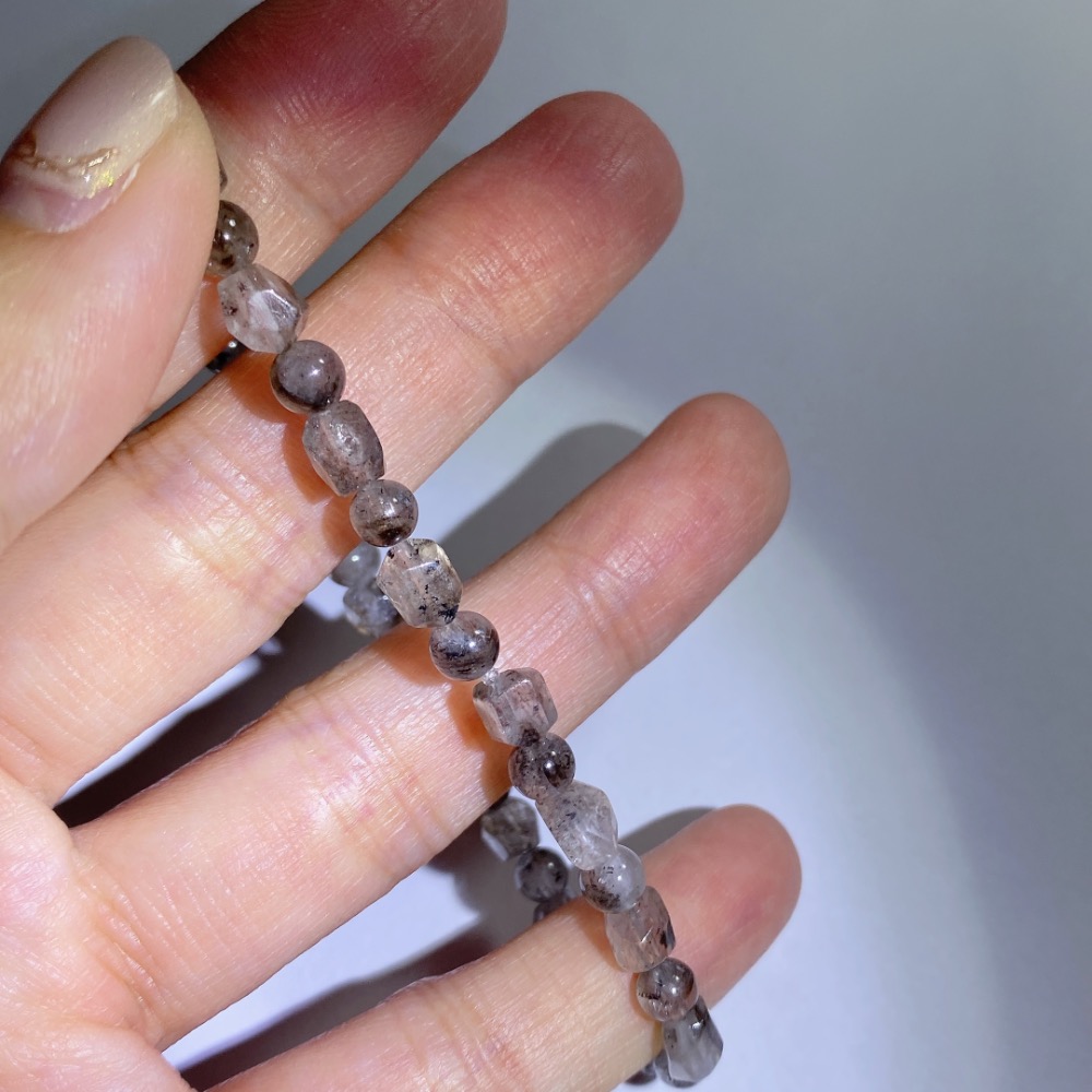 BKL銀鈦閃靈鑽切面手串-細節圖8