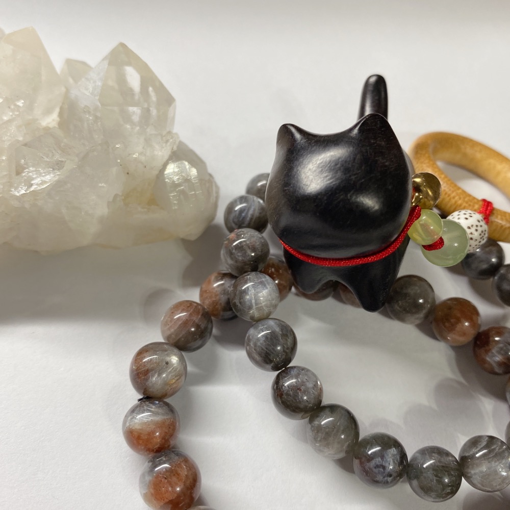 BKL可愛黑檀木貓咪雕刻｜吊飾-細節圖8