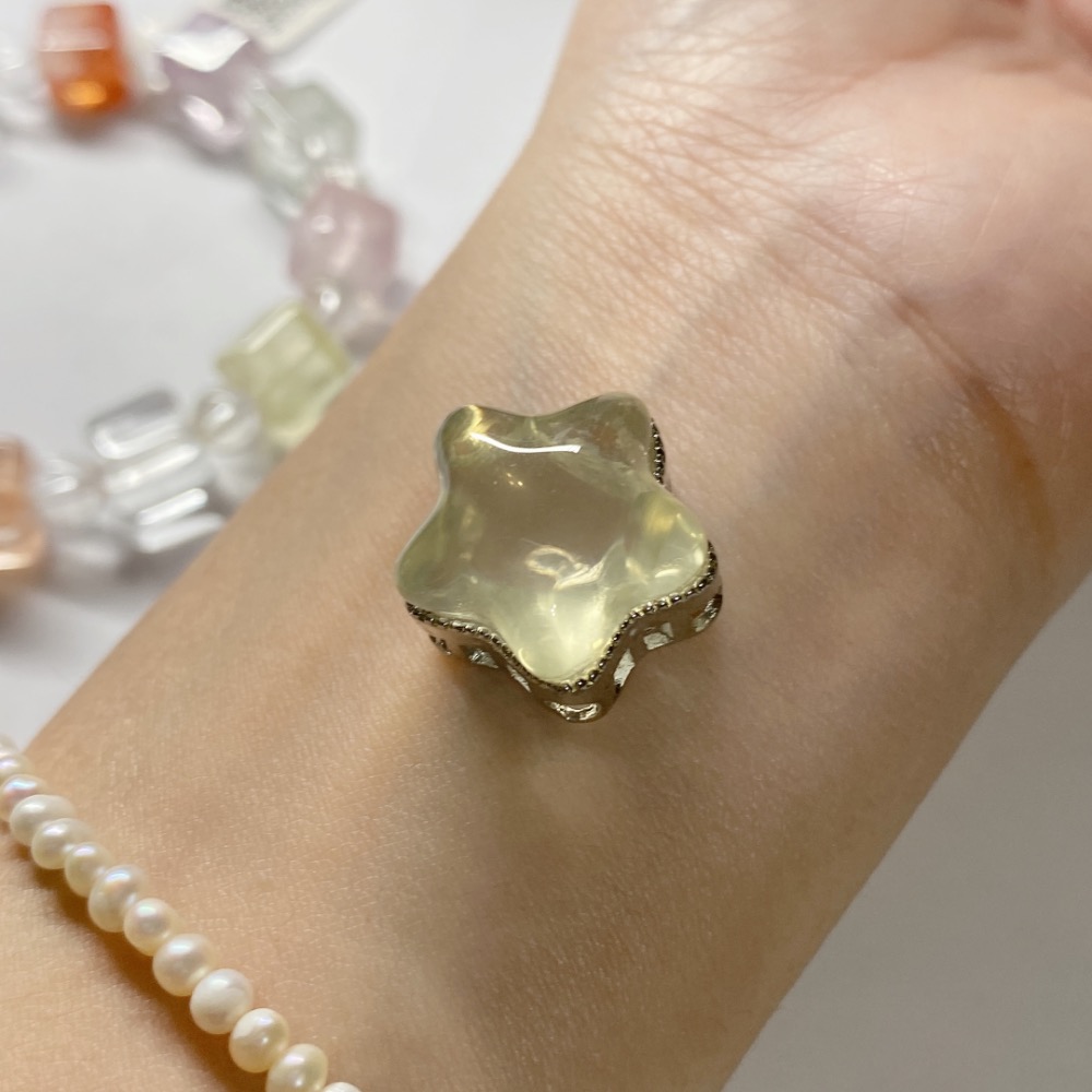 BKL檸檬晶五角星白銅盒子｜路路通-細節圖6