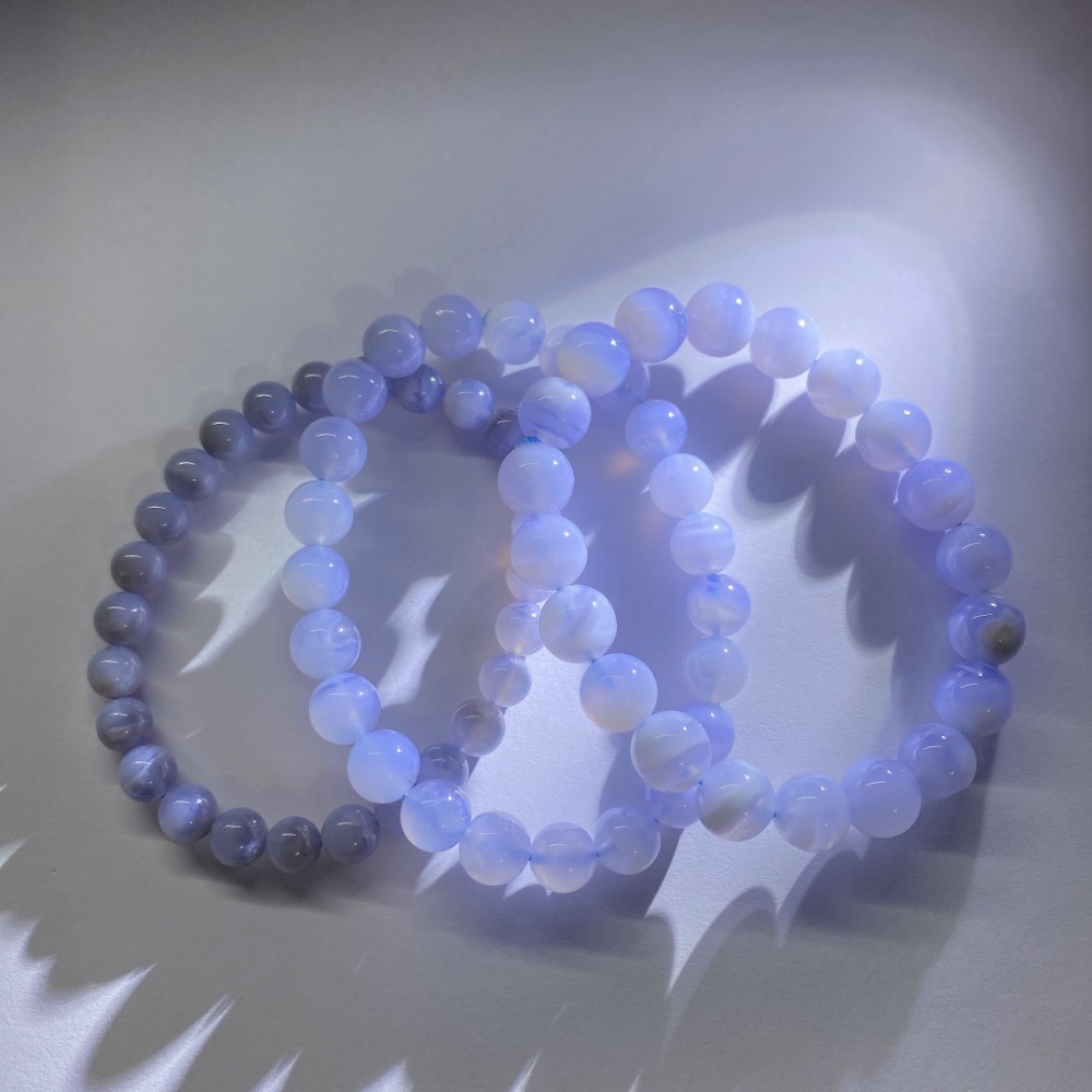 BKL藍紋瑪瑙 (藍玉髓)-細節圖3