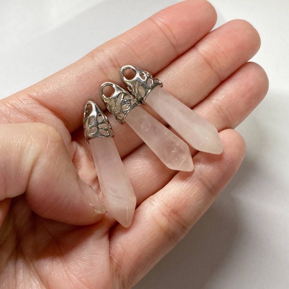 BKL粉晶靈擺吊墜｜福利-細節圖7