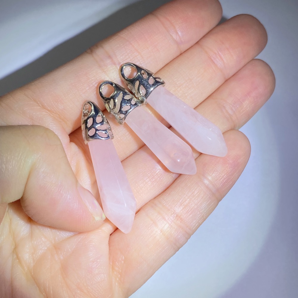 BKL粉晶靈擺吊墜｜福利-細節圖8