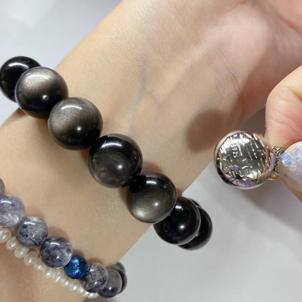 BKL精品級雙眼銀曜石-細節圖7