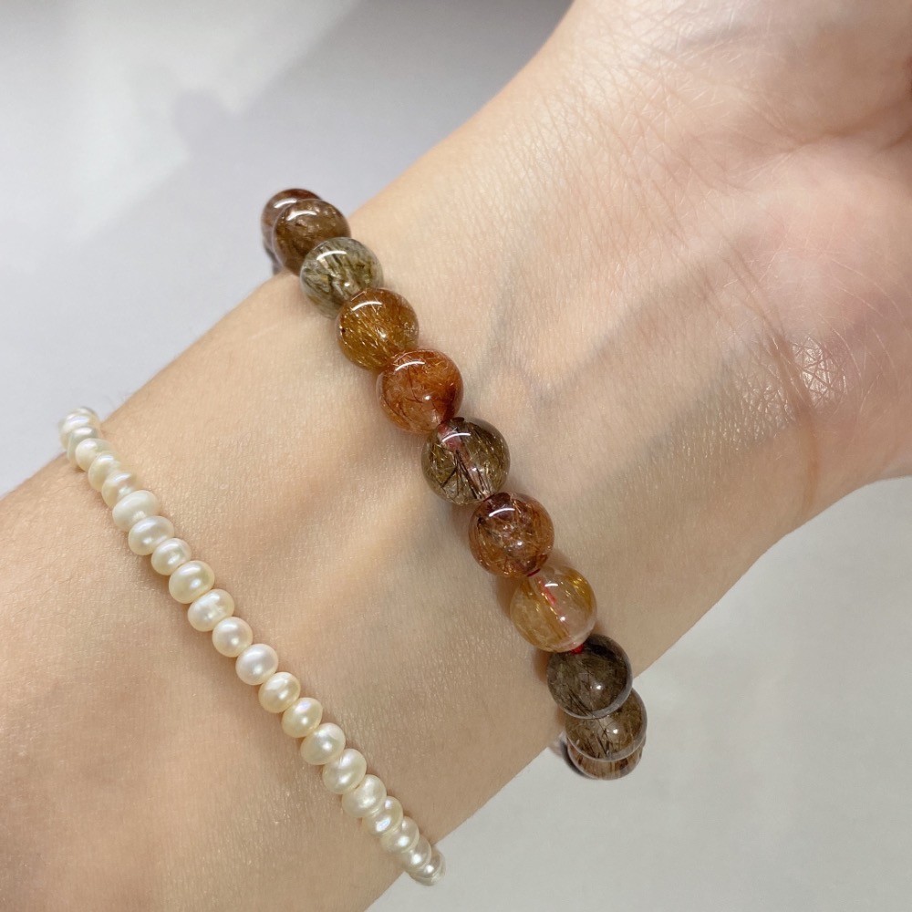 BKL高品彩髮晶 (彩銅順髮·帶貓眼效應)-細節圖6