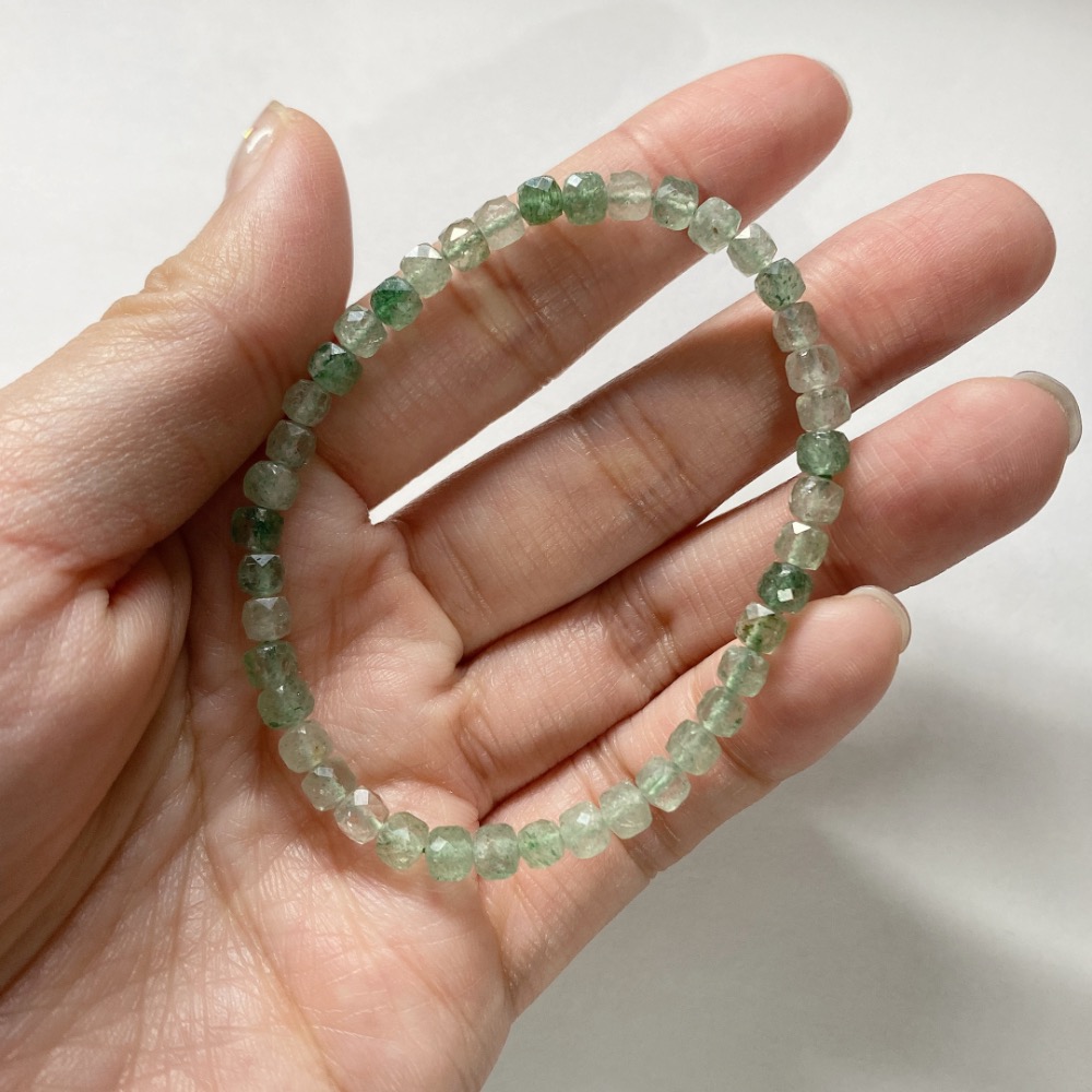 BKL漸變綠草莓晶鑽切刻面方糖-細節圖4