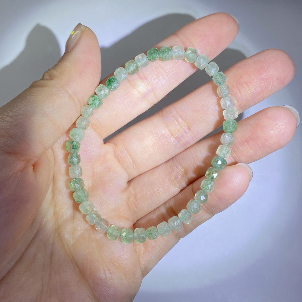 BKL漸變綠草莓晶鑽切刻面方糖-細節圖5