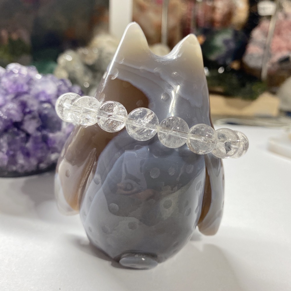 BKL天然瑪瑙龍貓雕刻-細節圖4