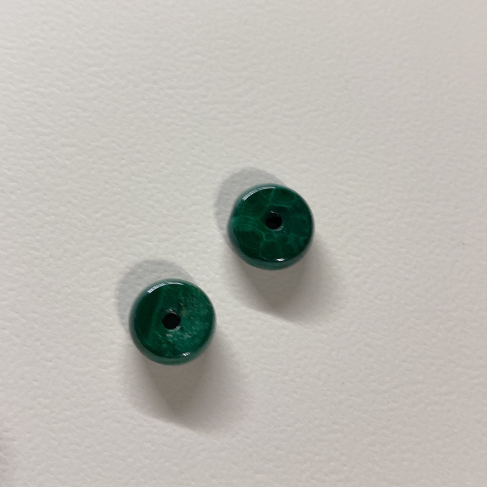 BKL孔雀石平安扣2入組-細節圖5