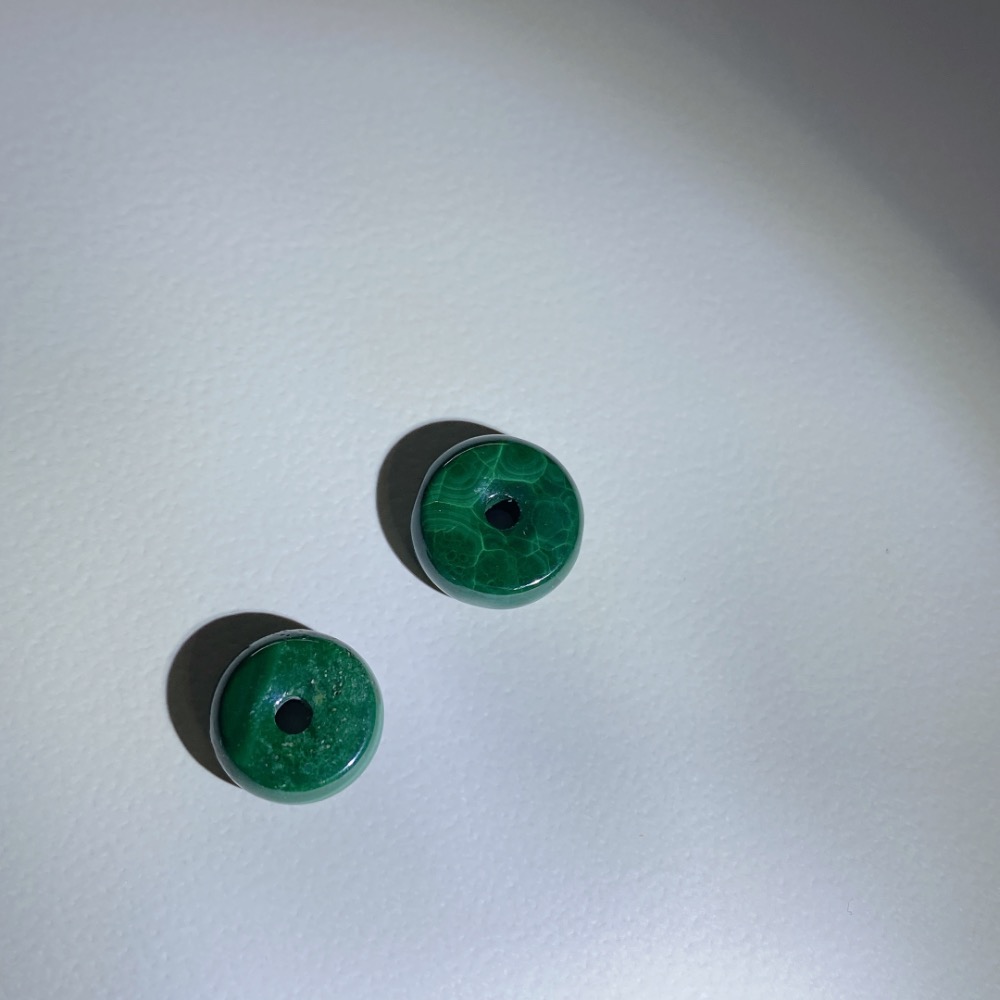 BKL孔雀石平安扣2入組-細節圖6