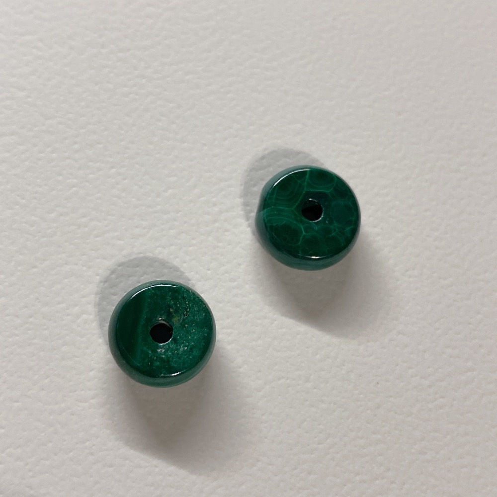 BKL孔雀石平安扣2入組-細節圖7