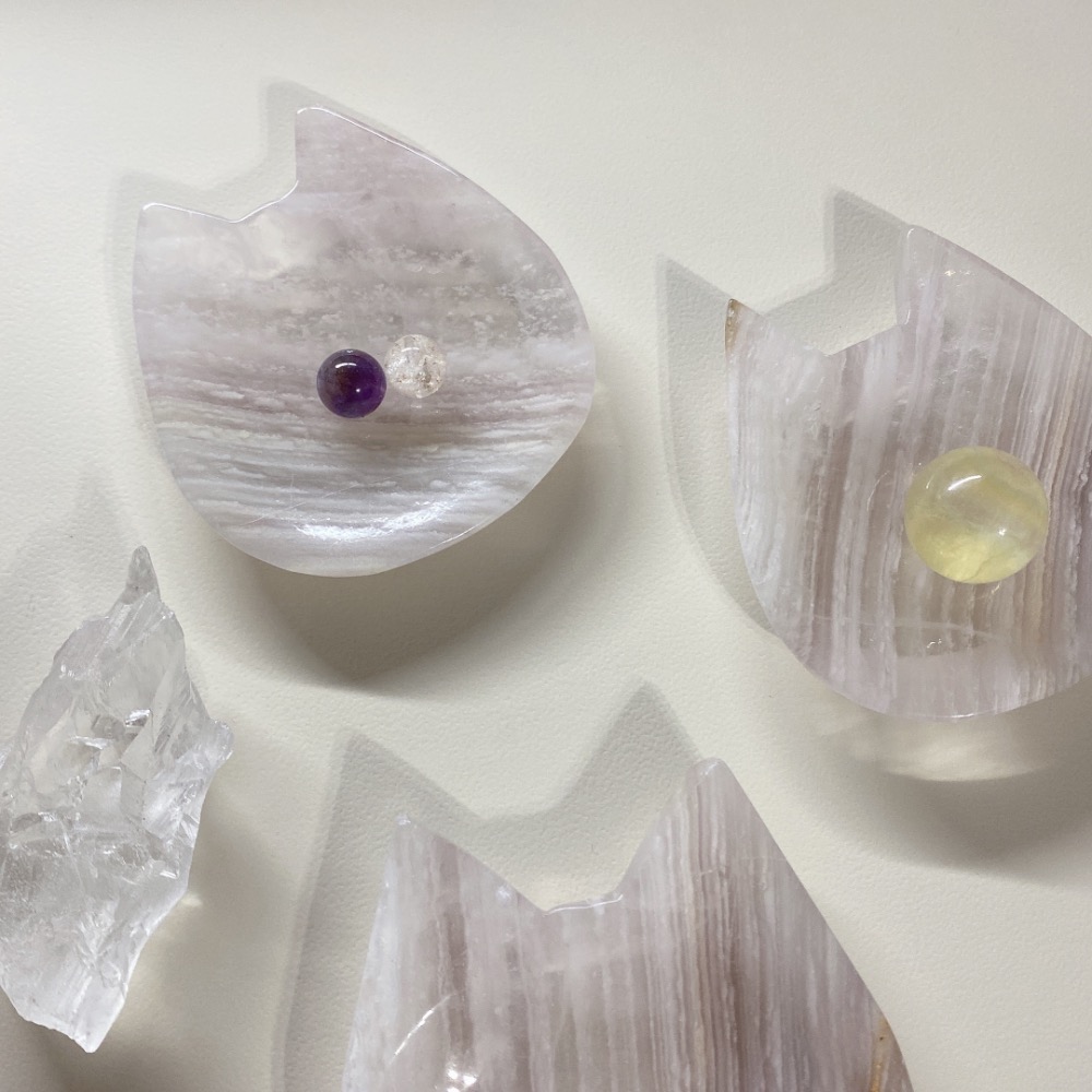 BKL絲綢螢石貓咪小盤-細節圖6